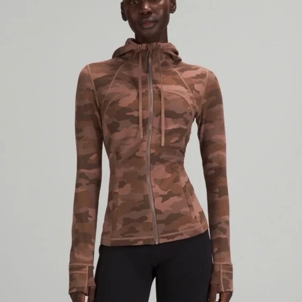 Lululemon Hooded Define Jacket Heritage 365 Camo Roasted Brown